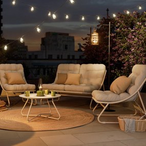 Set de mobilier de grădină CLOUD cu 4 locuri