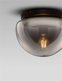 Plafoniera LED design decorativ EBONY Smokey Gray, NVL-9236502