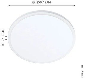 Eglo 98657 - Plafonieră LED MONGODIO 1 LED/11,4W/230V