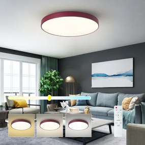 Brilagi-LED Plafonieră reglabilă POOL LED/60W/230V 3000-6000K 60 cm bordo + telecomandă