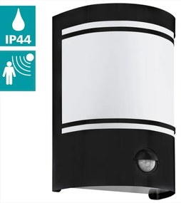 Aplică de exterior cu senzor CERNO 1xE27/40W/230V IP44 Eglo 99566
