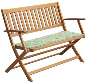 3064251 vidaXL Bancă de grădină cu pernă, 120 cm, lemn masiv de acacia