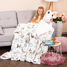 Pătură imitație lână 4Home Unicorn, 150 x 200 cm