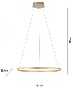 Lustră LED pe cablu dimabilă RITUS LED/28W/230V Leuchten Direkt 15394-60