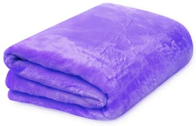 Patura microflanel VIOLET 200x230 cm mov inchis