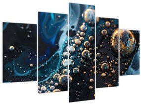 Tablou - Picături de cerneală (150x105 cm)