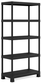 Raft deschis din plastic PLUS TRIBAC 90/5, 182 x 90 x 45 cm