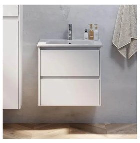 Dulap de baie MOLDE cu lavoar, 60 cm, alb