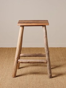 Scaun dining, maro, din lemn reciclat, Noe