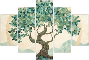 Tablou – Mozaic elegant cu arbore (150x105 cm)