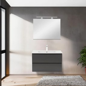 Dulap inferior Vario Forte 80 cu lavoar antracit-antracit