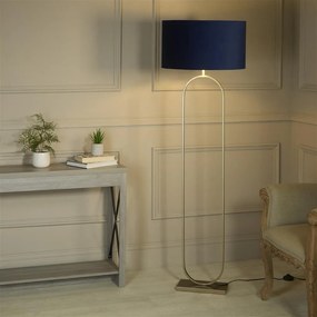 Lampadar/Lampa de podea decorativa Modish bronz/navy