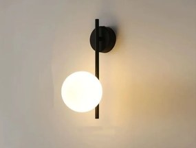 Aplică BD626-1 BK – design modern, soclu E14
