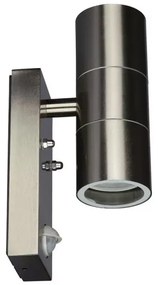 Aplica de perete exterior cu senzor 2xGU10/35W/230V IP44