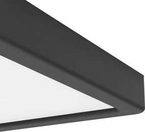 Eglo 901374-LED FUEVA-Z, plafonieră de baie dimabilă LED RGBW, 10,5W/230V, 22x22cm, IP44, negru