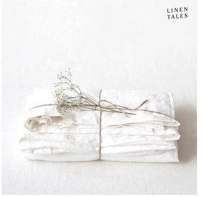 Cearceaf alb din amestec de in 180x260 cm – Linen Tales