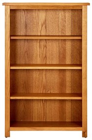 331735 vidaXL Bibliotecă cu 4 rafturi, 70x22x110 cm, lemn masiv de stejar