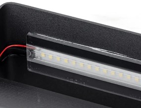 Aplică LED Aigostar LED/12,5W/230V 20x10 cm negru