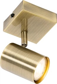 Spot modern bronz reglabil pătrat - Jeana