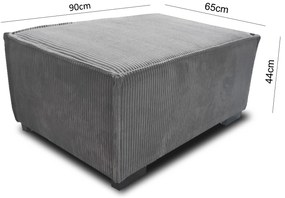 Taburet Culoare gri inchis, SMART