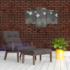 Tablou cu abstracție (90x60 cm)