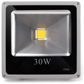 Proiector LED pentru exterior si interior HouseXL™ Slim LED , 30W, IP66, Dimensiune 22X22 cm, Lumina rece, Putere mare, Gri