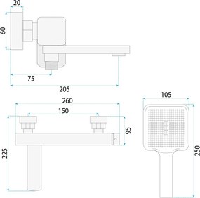 Baterie de cada Rea Arlo auriu periat