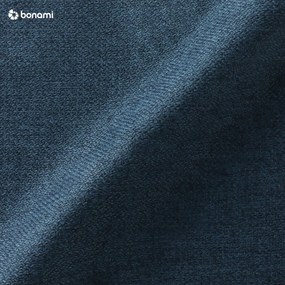 Colțar extensibil cu șezlong pe partea dreaptă Bobochic Paris Mola L, albastru navy