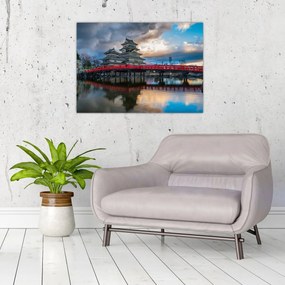 Tablou pe sticlă - Japonia (70x50 cm)