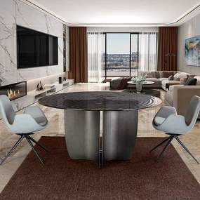Masa dining rotunda design LUX Night D150