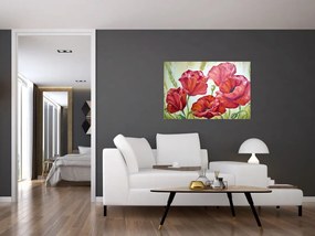 Tablou - Mac - flori (90x60 cm)