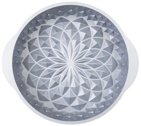 Tava de copt Dr.Oetker Mandala 2557, 26 cm, Rotunda, Aluminiu turnat, Roz auriu