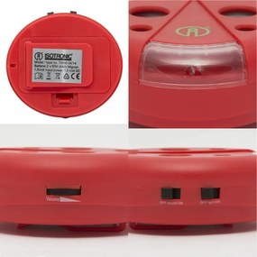 Repelent cu iluminare LED pentru rozătoare 2xAAA buburuză