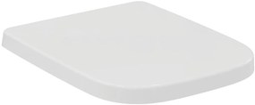Capac WC Ideal Standard i.life A Square cu inchidere lenta, alb - T453101