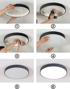 Plafonieră LED FELIZ LED/30W/230V 4000K d. 30 cm negru