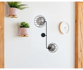 Aplică SOLO BLACK 2xE27/60W/230V