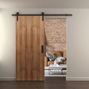 Usa hambar glisanta Barn Door Nu, Stejar, Folie Decor