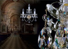 Aplica de perete Cristal Bohemia Exclusive MAGGIE III. va WL CE