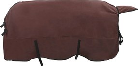 vidaXL Pătură pentru cai Maro Întunecat Complet Poliester