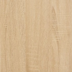 Sifonier, culoare stejar Sonoma, 90x52x200 cm, PAL Stejar sonoma, 1