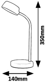 Rabalux 6778 - Lampă de masă LED BERRY LED/4,5W/230V