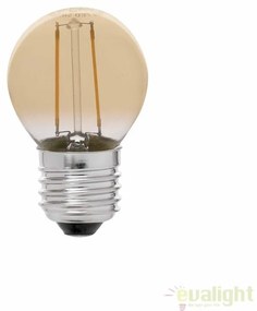 Bec LED E27 G45 FILAMENT AMBER 2W 2200K 17414
