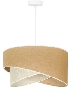 Lustră pe cablu YUTE Duolla CELLO 1xE27/15W/230V d. 45 cm maro/gri