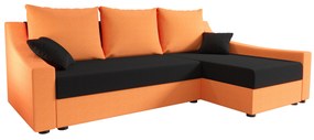 Colțar Opal L (portocaliu + Negru) (D). 1057322