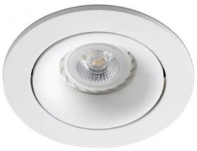 Rama Spot directionabil, incastrabil, alb, diametru 11cm ARGON-R, 43401
