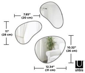 Oglindă de perete 31x25 cm Hubba – Umbra