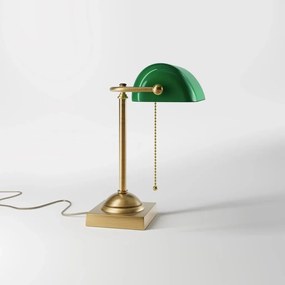 Lampa de birou din alama design clasic Banker