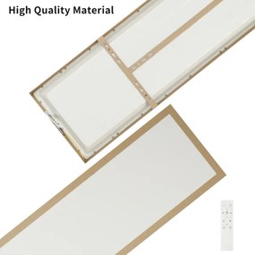 Brilagi-LED Aplica LED de baie dimabilă FRAME SMART LED/50W/230V 120x30 IP44 + telecomandă