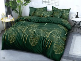 Lenjerie de pat din microfibra VENECIA verde Dimensiune lenjerie de pat: 2 buc 70 x 90 cm | 200 x 220 cm