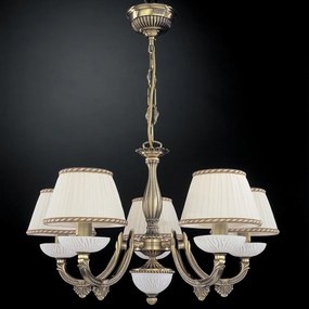 Candelabru din alama 5 brate design italian 5400